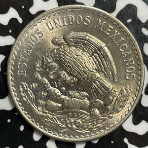 1947 Mexico 1 Peso Lot#E3865 Silver! High Grade! Beautiful!