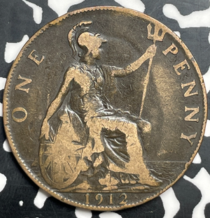 1912-H Great Britain 1 Penny Lot#T9816