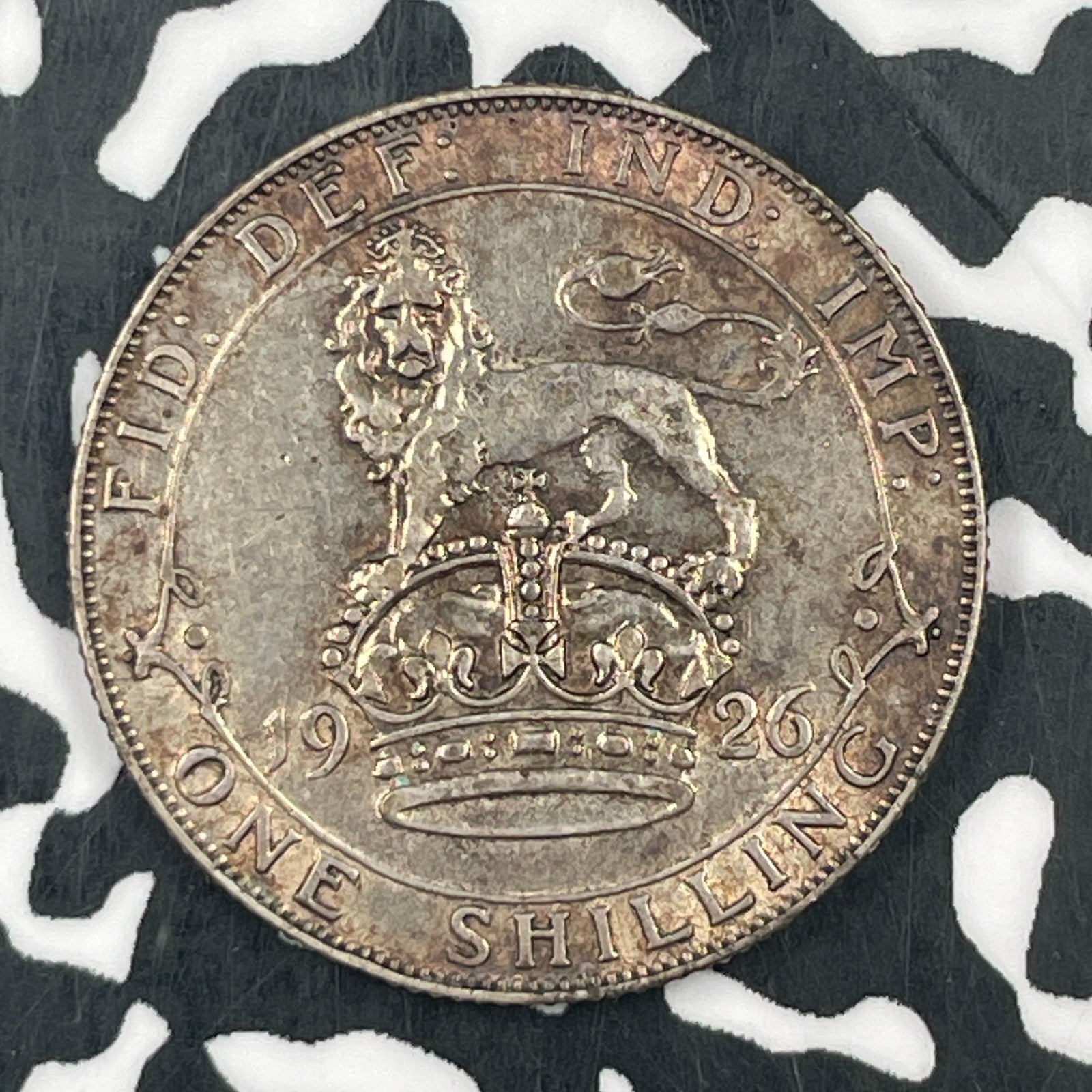 1926 Great Britain 1 Shilling Lot#F5561 Silver! Nice!