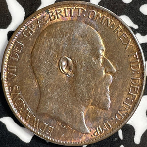 1905 Great Britain 1/2 Penny Half Penny Lot#D8873 High Grade! Beautiful!