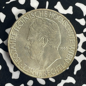 1965 Austria 25 Schilling Lot#T8546 Silver! High Grade! Beautiful!