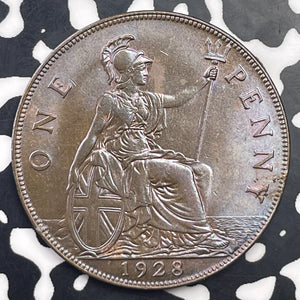 1928 Great Britain 1 Penny Lot#C1382-B Nice!