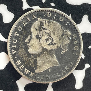 1872-H Newfoundland 10 Cents Lot#T7689 Silver!