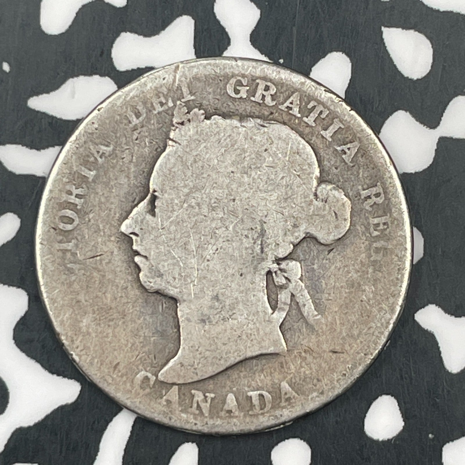 1888 Canada 25 Cents Lot#F5159 Silver!