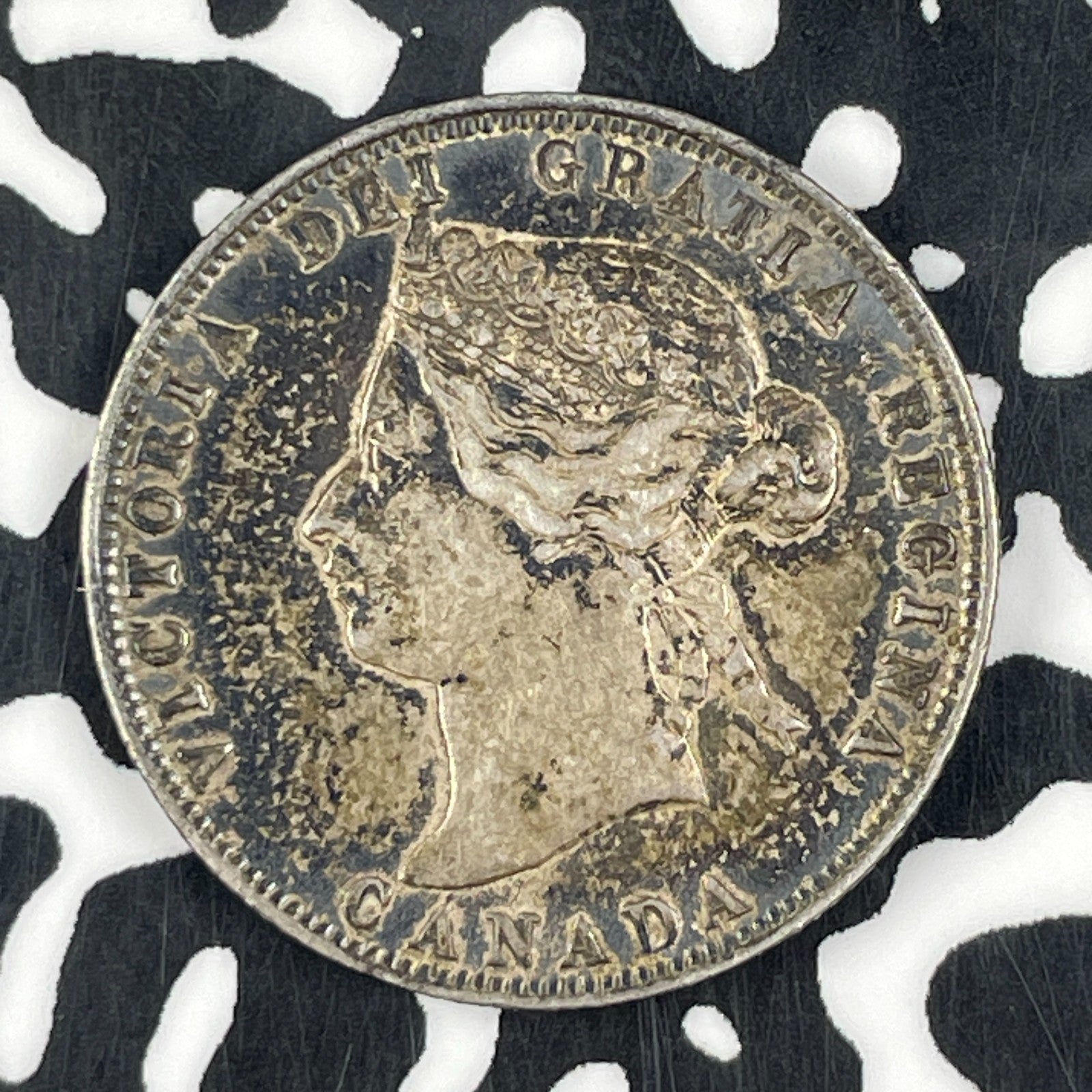 1872-H Canada 25 Cents Lot#JM1382 Silver! Nice!