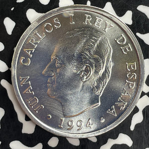 1994 Spain 2000 Pesetas Lot#C1024 Silver! High Grade! Beautiful!