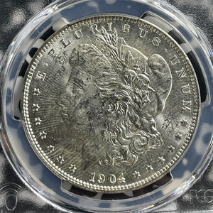 1904-O U.S. $1 Morgan Dollar PCGS MS62 Lot#G422 Silver! Choice UNC!