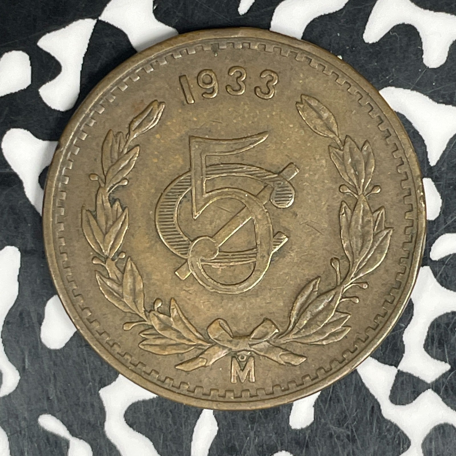 1933-Mo Mexico 5 Centavos Lot#C6171