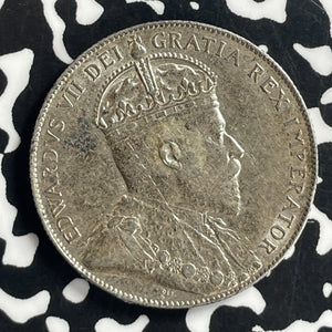 1908 Newfoundland 50 Cents Lot#JM9660 Silver! Nice!