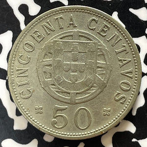 1927 Angola 50 Centavos Lot#T5113