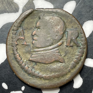 1653 Spain Barcelona Philip III 1 Ardite Lot#MK357 Cal#1223