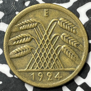 1924-E Germany 50 Rentenpfennig Lot#D7214