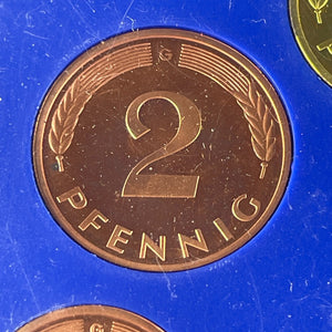 1979-G West Germany 10x Coin Proof Set Lot#B2407 With Case