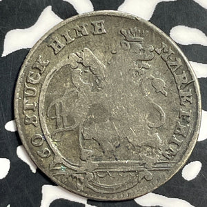 1768-FU Germany Hesse-Cassel 1/12 Thaler Lot#T0139 Silver!