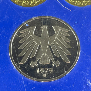 1979-G West Germany 10x Coin Proof Set Lot#B2407 With Case