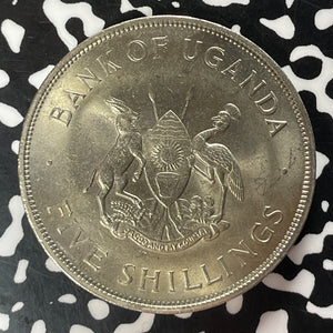 1968 Uganda 5 Shillings Lot#T4900 High Grade! Beautiful! F.A.O.