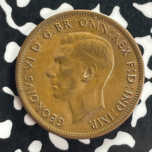 1943 Australia 1/2 Penny Half Penny Lot#T7539