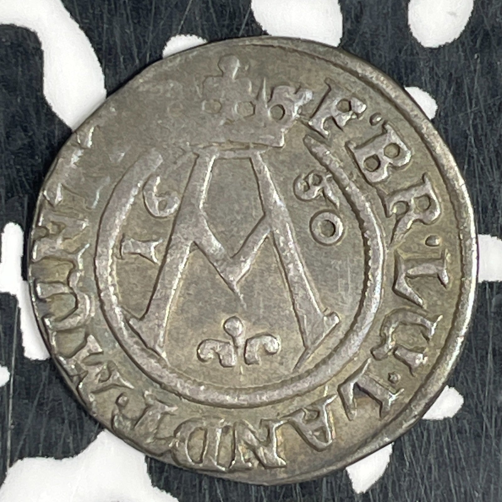 1650 Germany Brunswick-Wolfenbuttel 2 Mariengroschen Lot#JM0680 Silver! Nice!