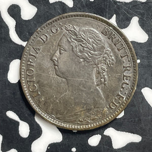 1891 Great Britain Farthing Lot#C0690 Nice!