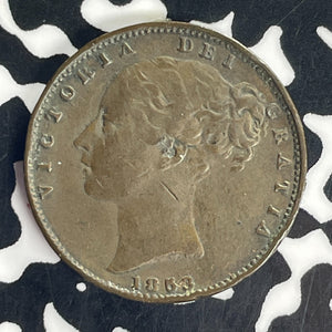 1853 Great Britain Farthing Lot#T8594