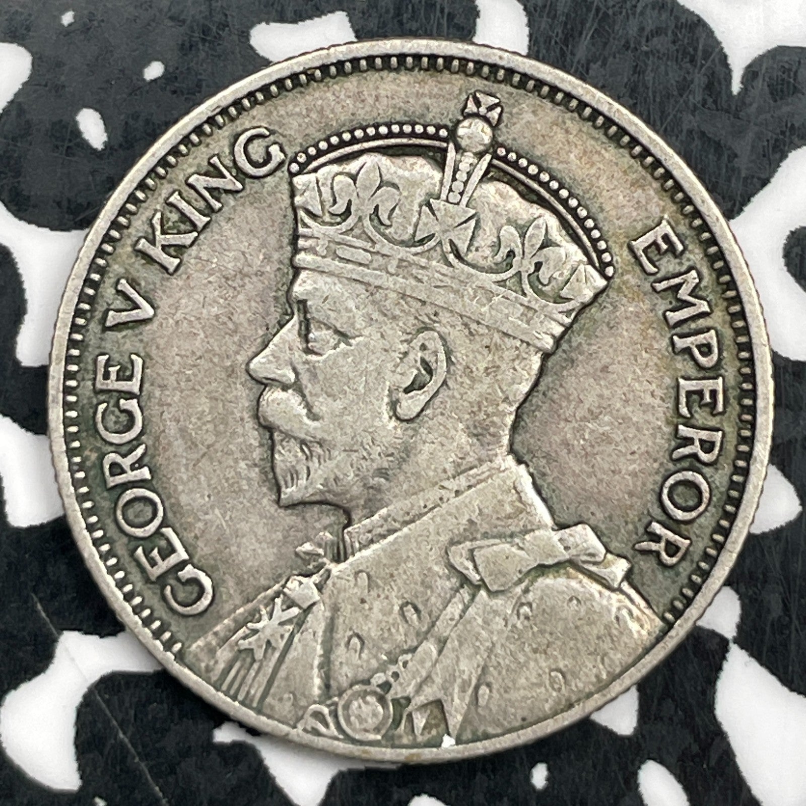 1933 New Zealand 1 Shilling Lot#F5448 Silver!