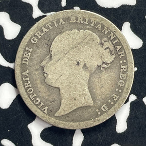 1887 Great Britain 6 Pence Sixpence Lot#T9158 Silver!