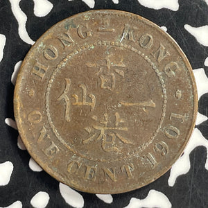 1901 Hong Kong 1 Cent Lot#T6797