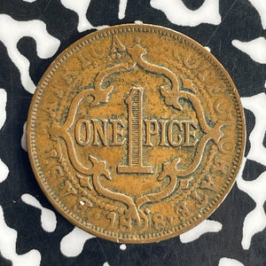 1898 East Africa 1 Pice Lot#T8514 Nice!