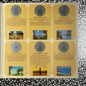 1984 Bermuda 375th Anniversary 10x Coin Mint Set Lot#B2385 With Case
