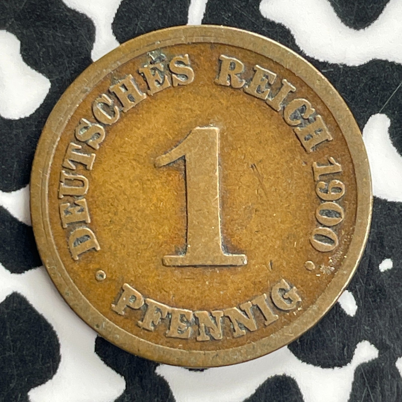 1900-F Germany 1 Pfennig Lot#C4006