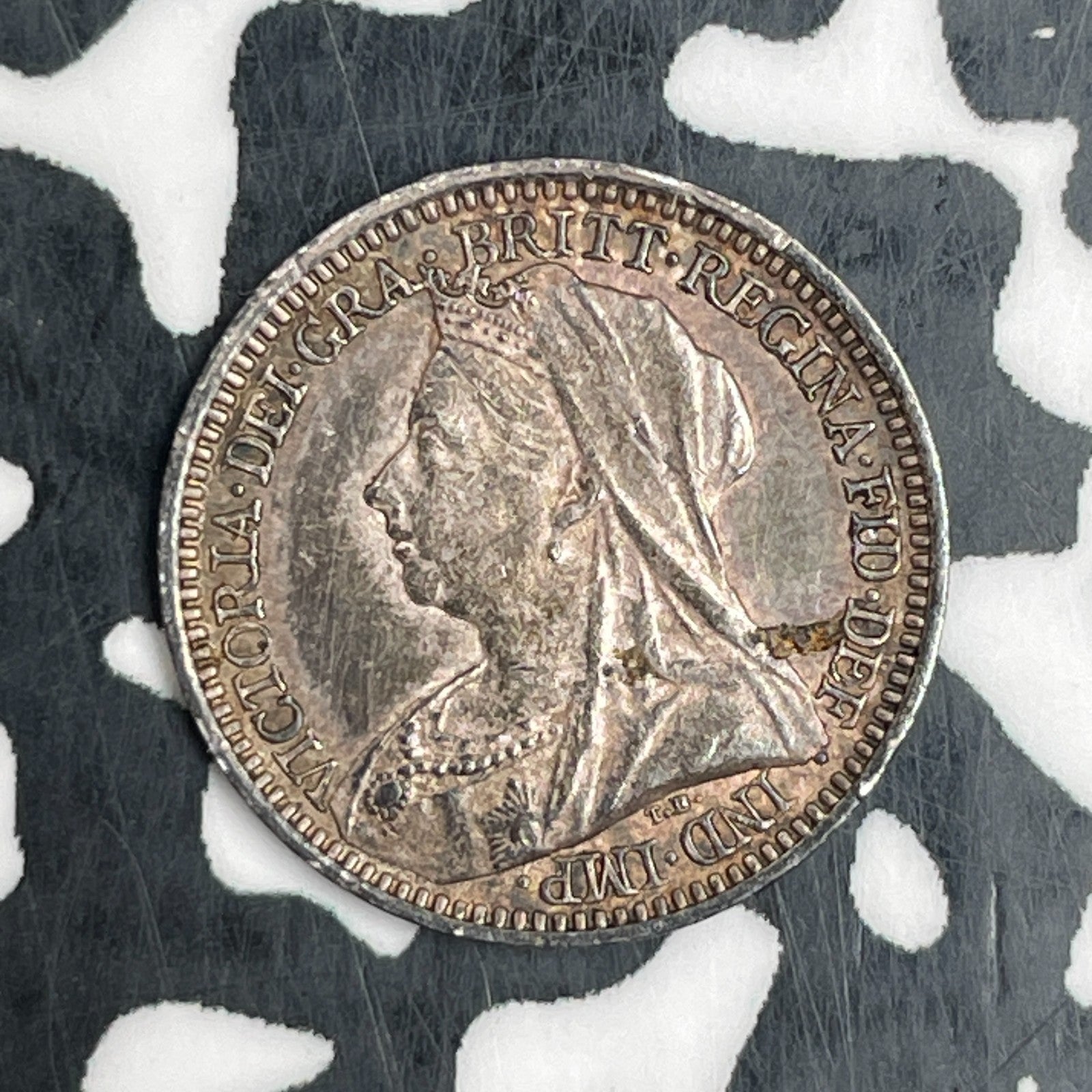 1899 Great Britain 2 Pence Maundy Lot#N1752 Silver! 15,000 Minted