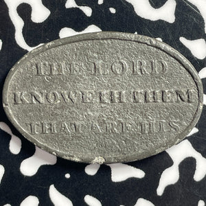1830 Scotland Clackmannanshire Dollar Communion Token Lot#T7121