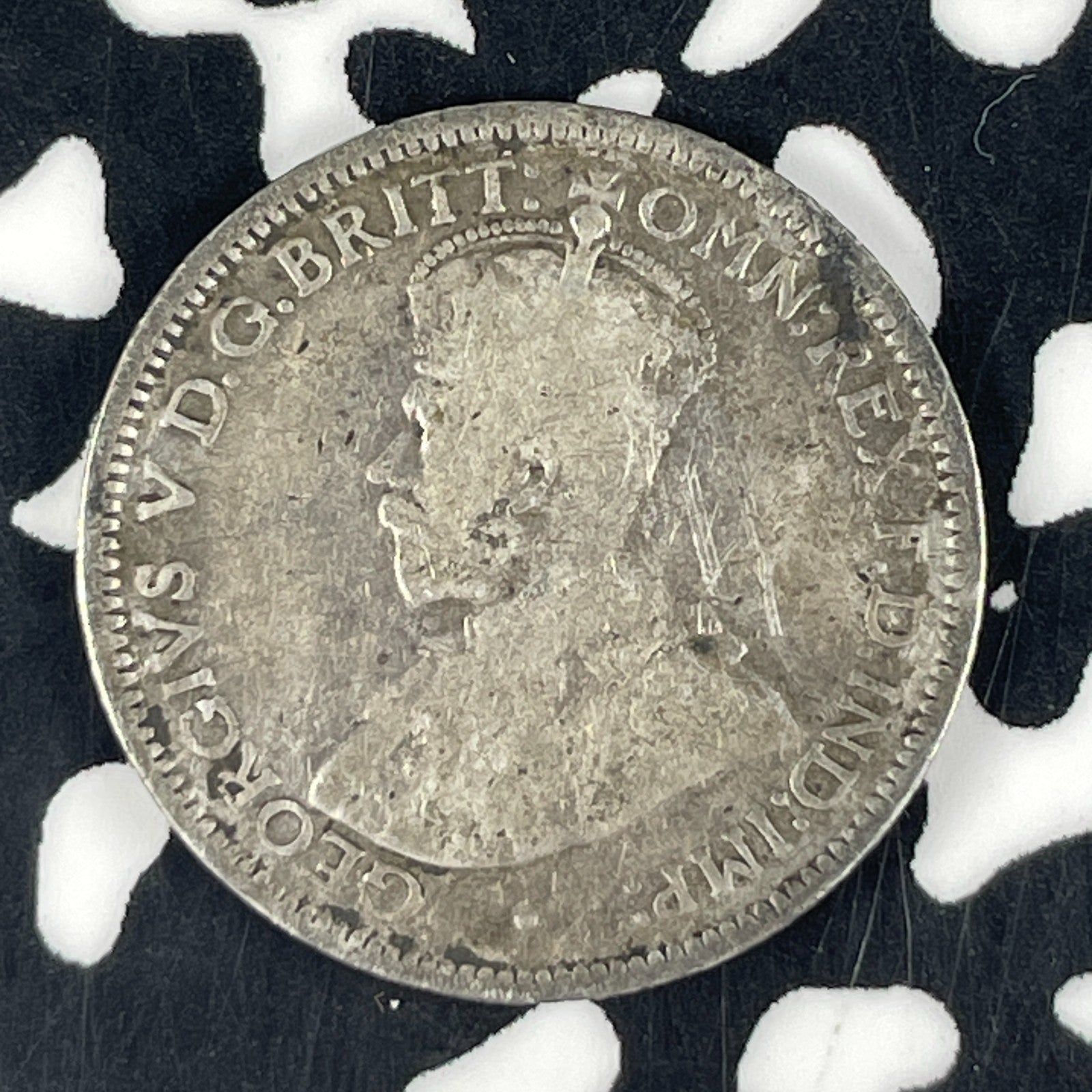 1926 Australia 6 Pence Sixpence Lot#F1540 Silver!