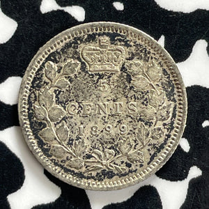 1899 Canada 5 Cents Lot#JM0173 Silver! High Grade! Beautiful!