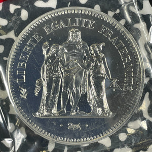 1979 France Paris Mint 50 Francs Piedfort Lot#B2611 Silver! W/ Case & C.O.A.