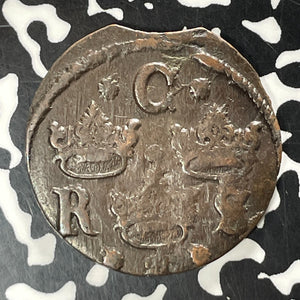 1635 Sweden 1/4 Ore Lot#T5321