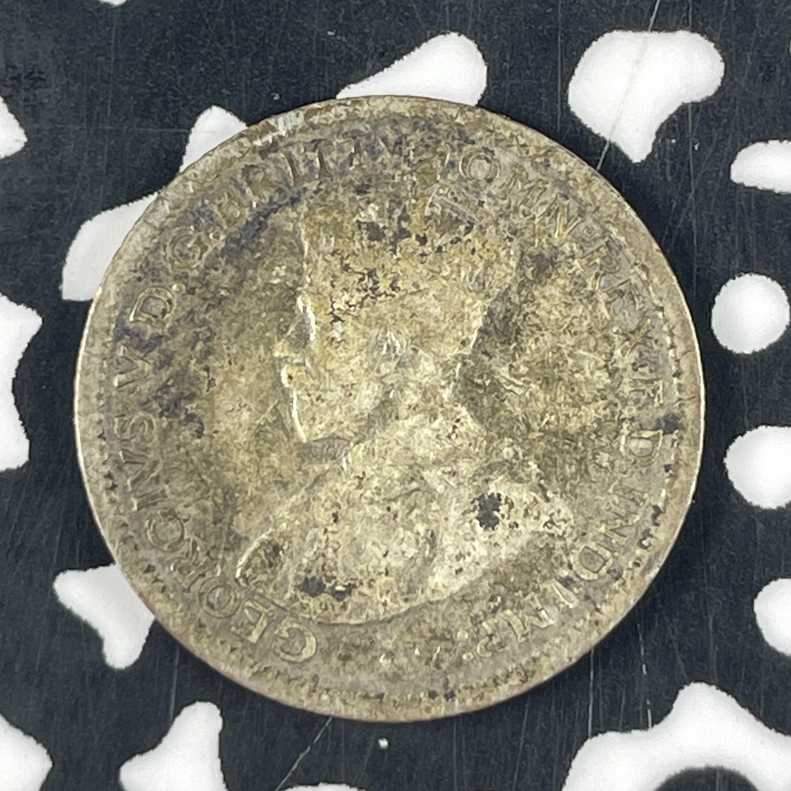 1918-M Australia 6 Pence Sixpence Lot#F1569 Silver!