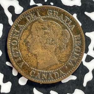 1858 Canada Large Cent Lot#JM9876 Key Date!