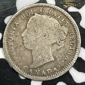 1892 Canada 10 Cents Lot#E0909 Silver!