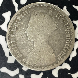 1857 Great Britain Gothic Florin Lot#T5935 Silver!