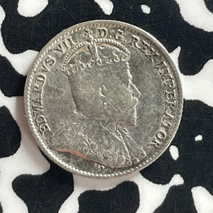 1909 Canada 5 Cents Lot#T7594 Silver! Pointed Leaves