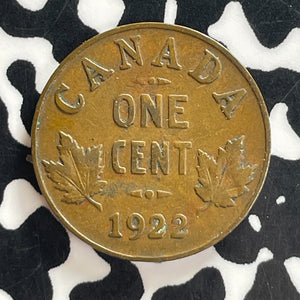 1922 Canada Small Cent Lot#T7673 Key Date!
