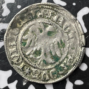 (c. 1450) Germany Lubeck Schilling Lot#D7238 Silver! SAUR.-3491