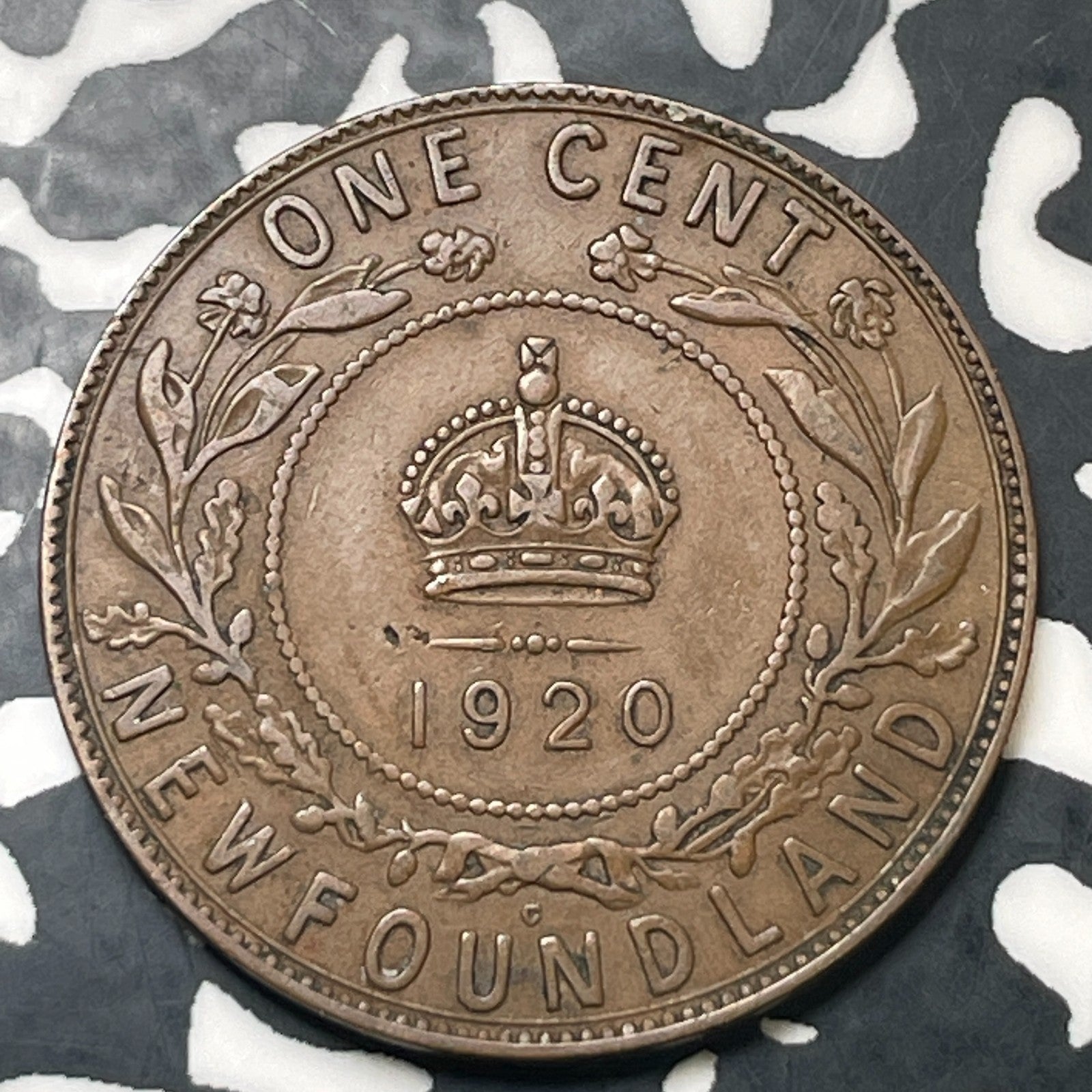 1920-C Newfoundland Large Cent Lot#N3816