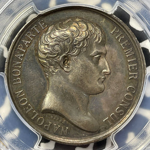 "1840" France Committee Of Notaries Medal PCGS SP58 Lot#G8557 Silver!