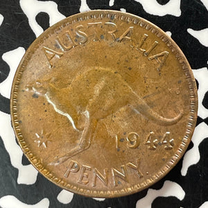 1944 Australia 1 Penny Lot#T5017 Nice!