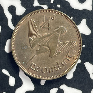 1959 Ireland Farthing Lot#T9246 High Grade! Beautiful!