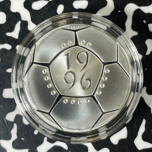 1996 G.B. Celebration Of Football 2 Pounds Lot#B2519 Silver! Proof! W/ Box & COA
