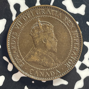 1907-H Canada Large Cent Lot#T7816 Key Date!
