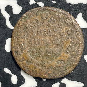 1730 Russia 1 Polushka Lot#C0569